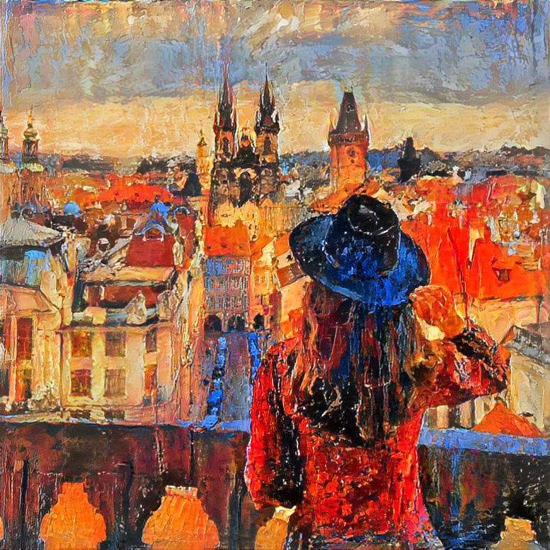 Lady in Prague 