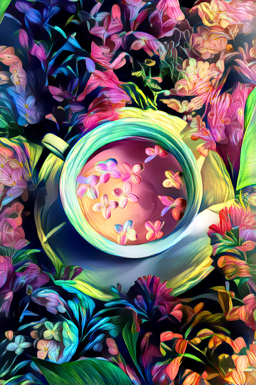 Flower tea