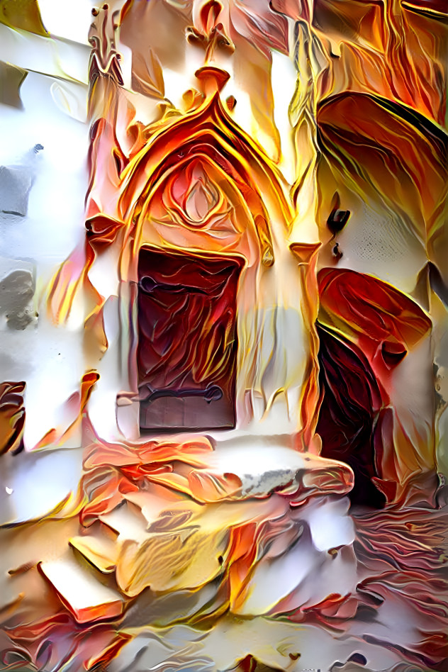 Door on Fire