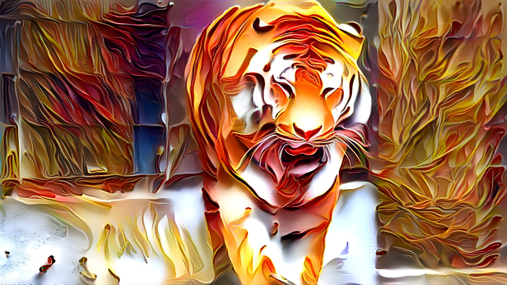 primitivist tiger