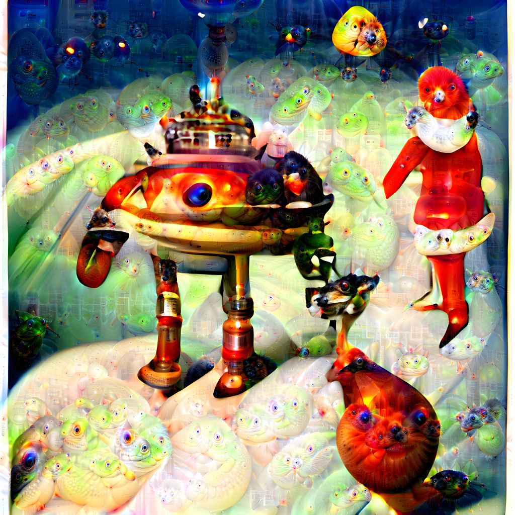 SciFi AI Christmas Scene