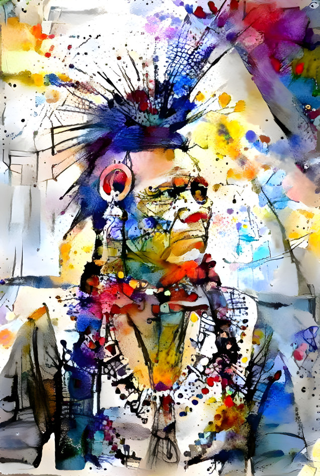 Lakota warrior.