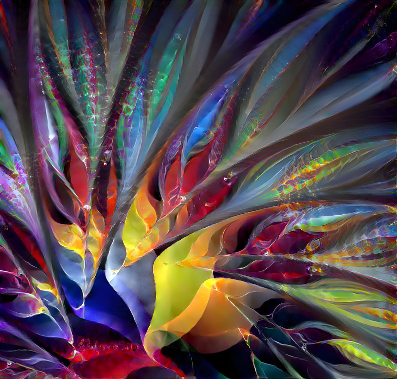 Rainbow Feathers 