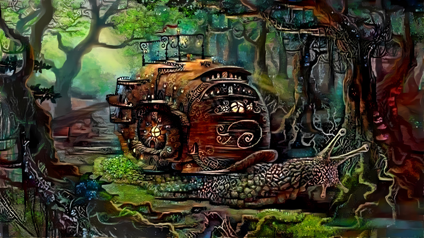 Steampunk Snail