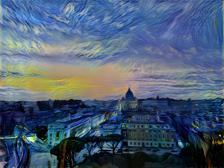 starry night of rome