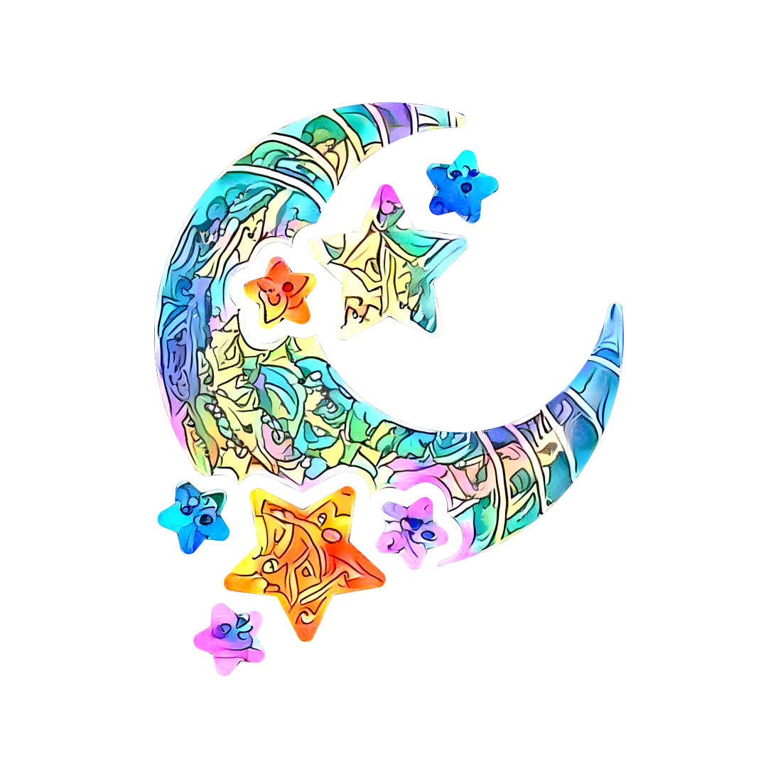 Moon and Stars