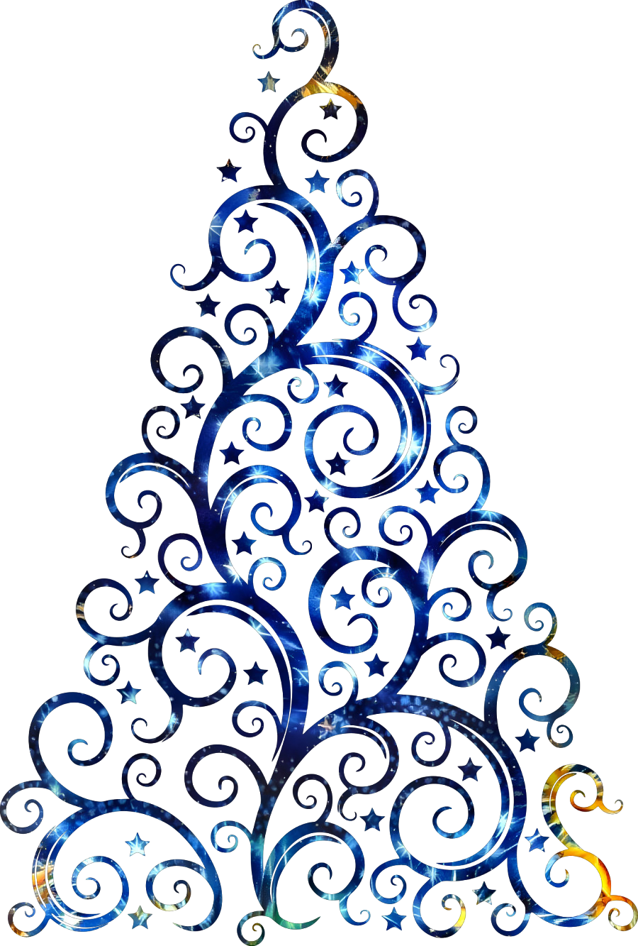 Fancy Blue Tree