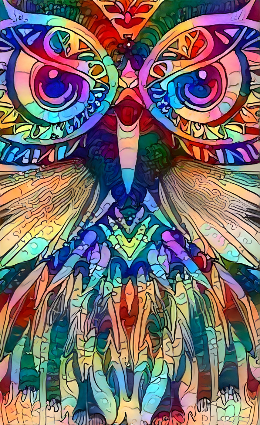 Psychedelic Owl