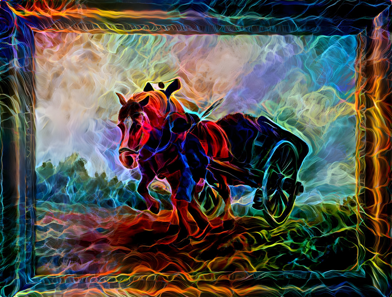 Neon Horse