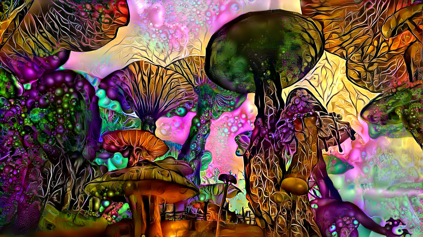 mushroom forest