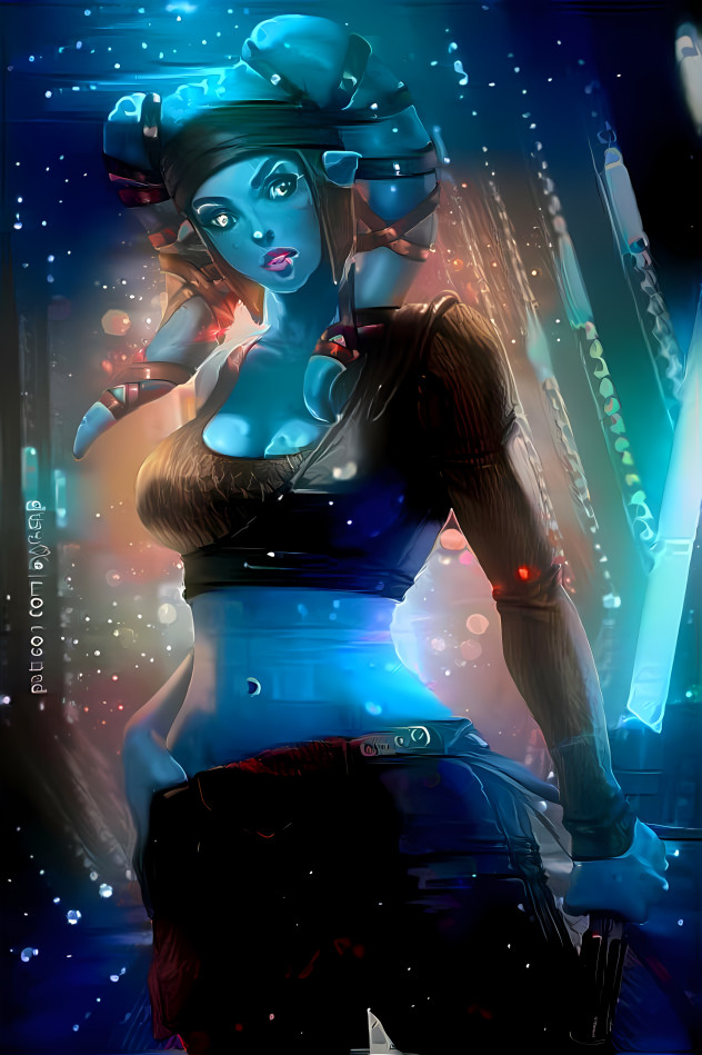 Galaxy female warrior