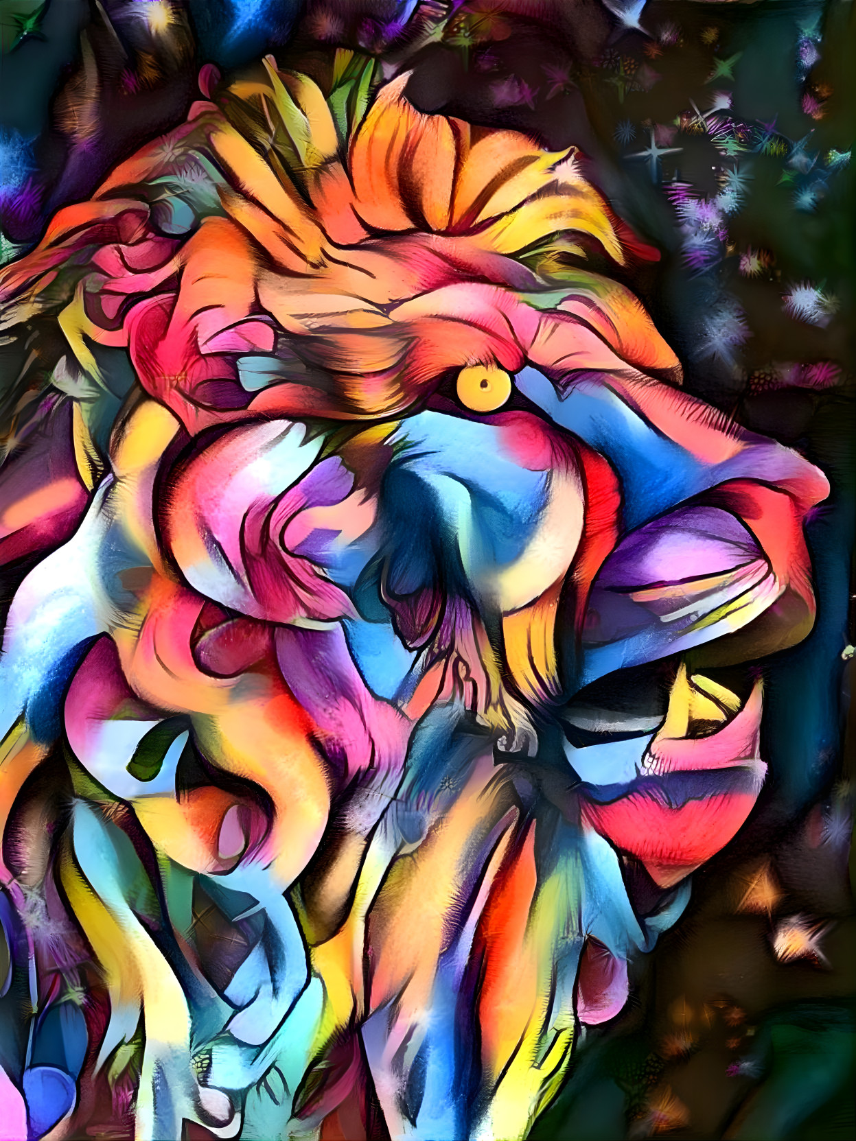 Colorful Lion [FHD]