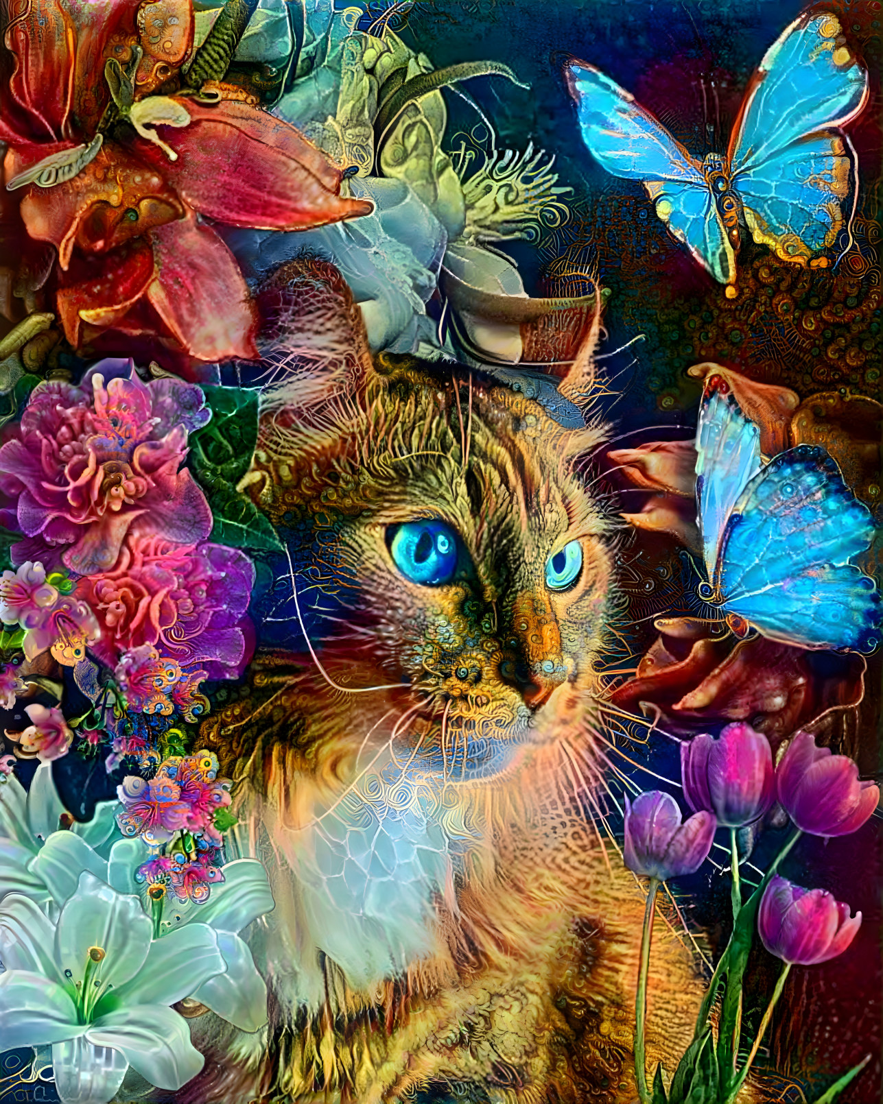 Cat and the Butterflies [FHD]