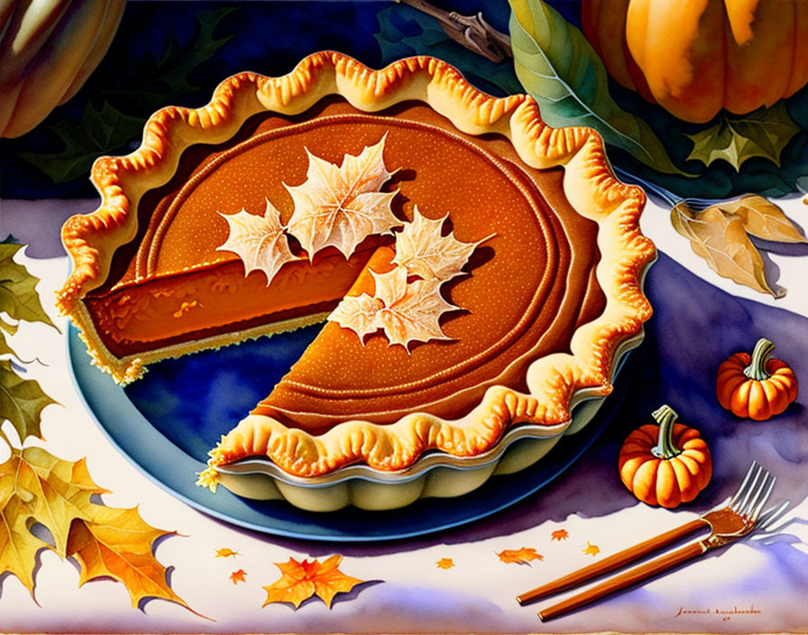 Pumpkin Pie: Happy Thanksgiving!