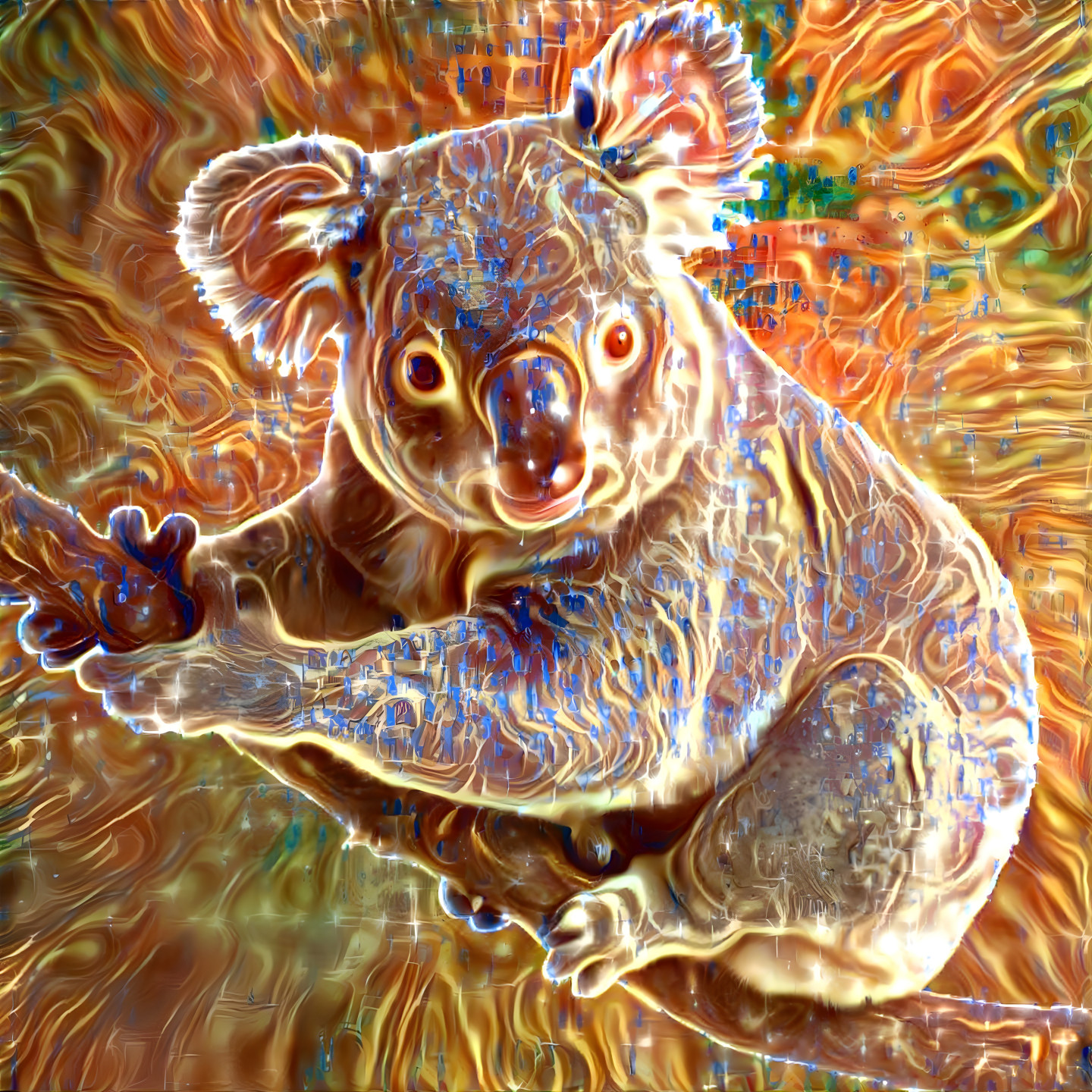 Golden Colorful Koala [FHD]