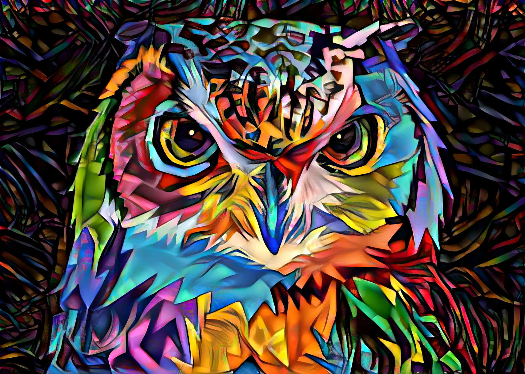 Colorful Owl [FHD]