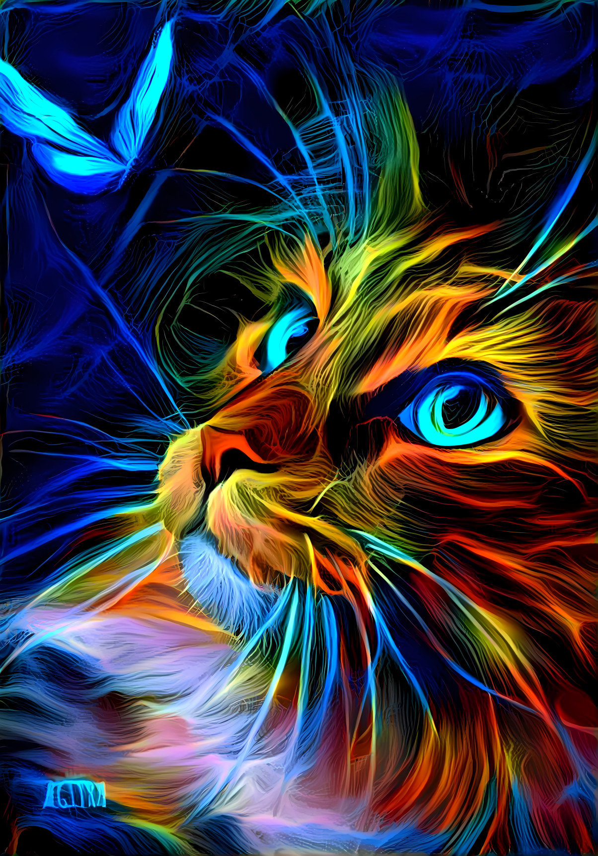 Colorful Cat [FHD]