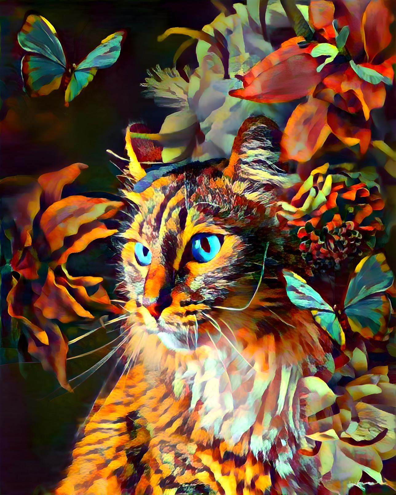 Floral Cat [FHD]