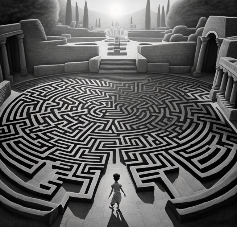 Boy in a Labyrinth 4