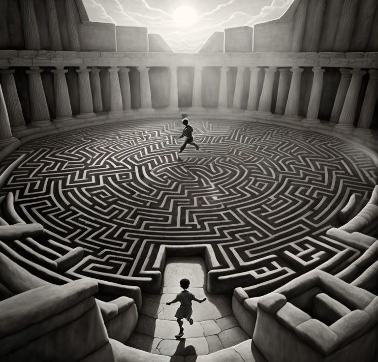 Boy in a Labyrinth 3