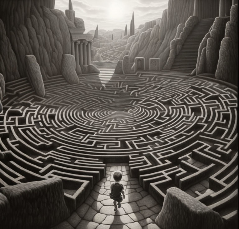 Boy in a Labyrinth 2