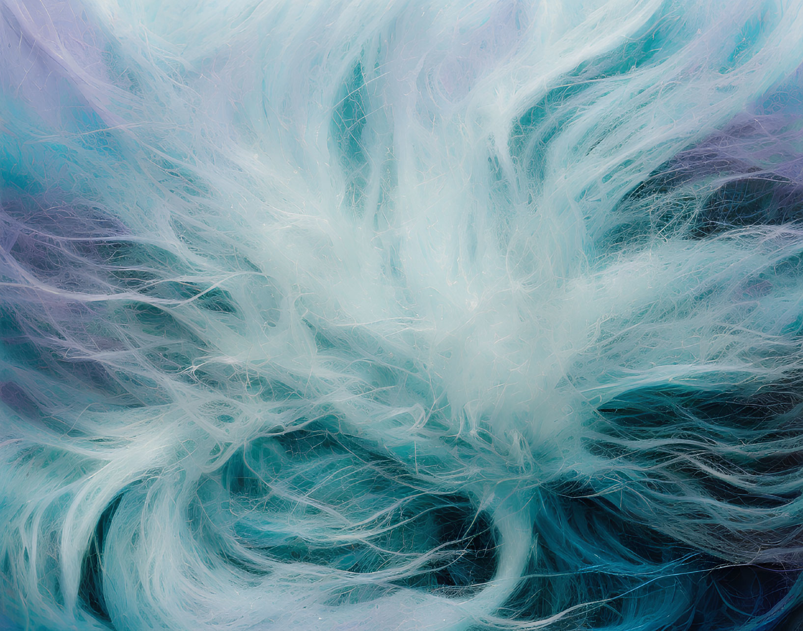 Swirling Fibrous Textures in White, Blue, & Lavender