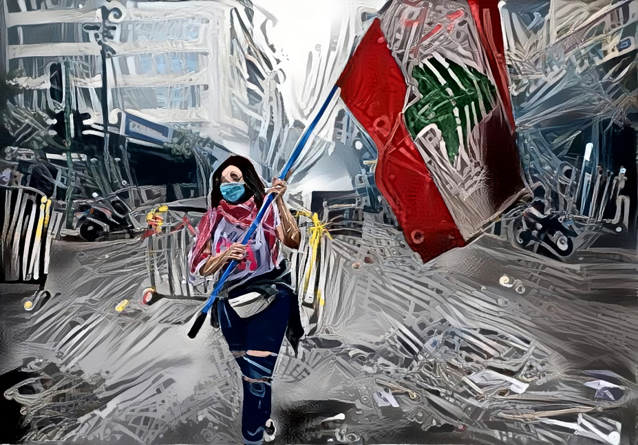 Last person who can afford a flag in Beirut 