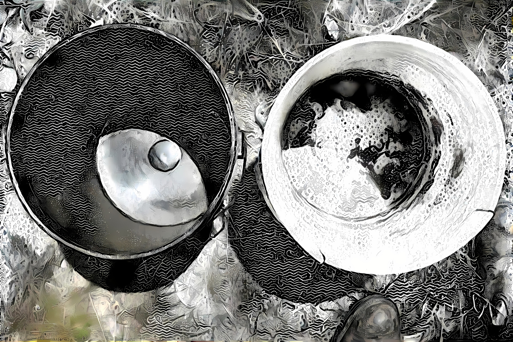 Yin and Yang of daily chores: love among buckets