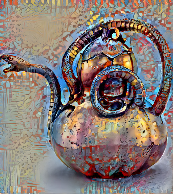 Snake teapot