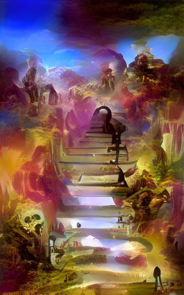 Wombo Dream: Stairway to Hell