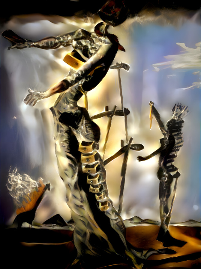 Salvador Dali: The Burning Giraffe