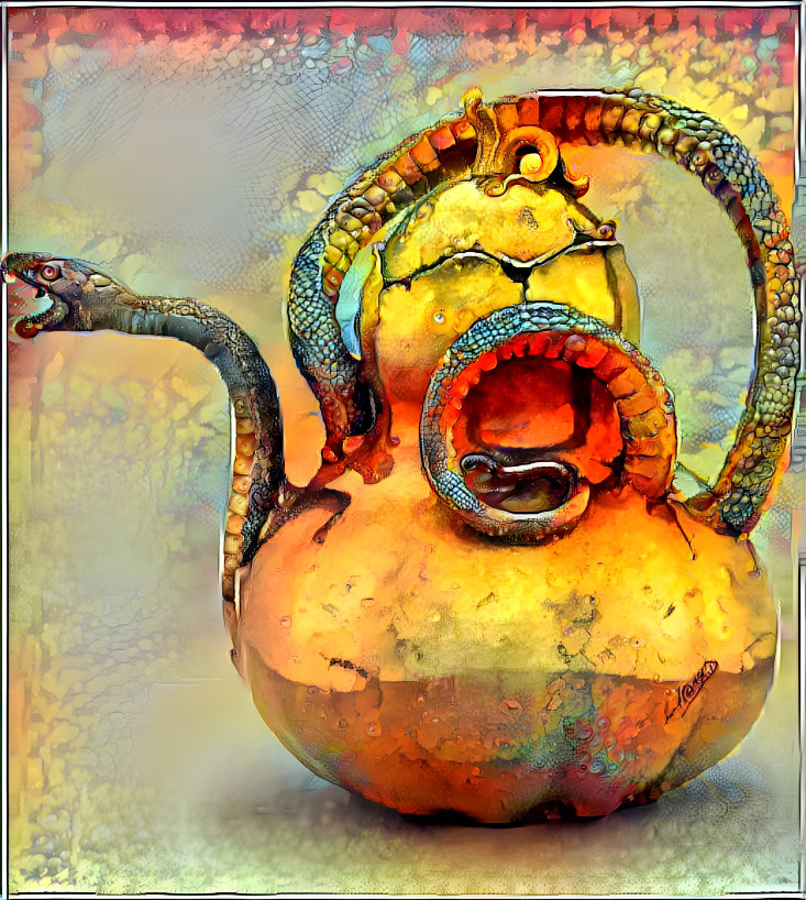 Snake teapot