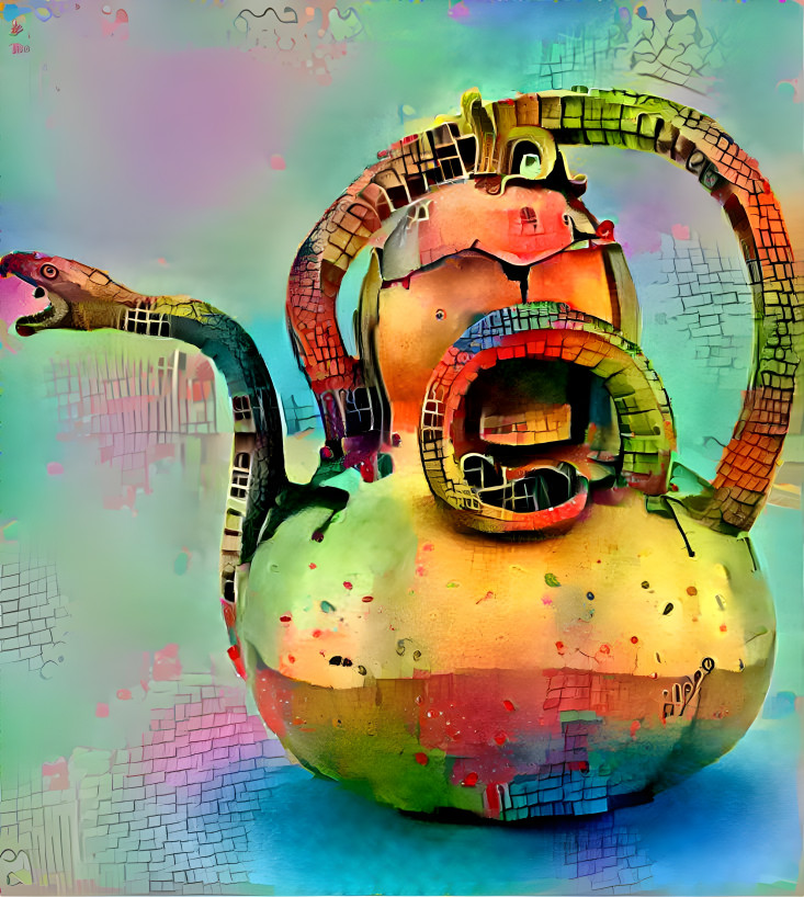 Snake teapot